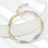 3.0mm Moissanite Bracelets D VVS1 16+3cm Moissanite 925 Sterling Silver For Women Engagement Fine Jewelry Gifts