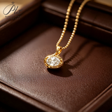 IGI Certificate Lab Grown Diamond Necklace18K Gold Pear Emerald Radiant Shape 1/2ct D Color Pendant Hypoallergenic Direct from Factory Daily & Office Wear Perfect Gift