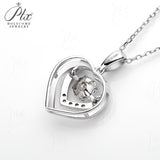 Women's Brilliant Pear Cut D White Moissanite Diamond Necklace And Earring Set GRA S925 Sterling Silver Jewelry Wedding Gift