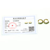 1CT Customize Earrings Moissanite Lab Grown Emerald/Ruby/Sapphire 925 Silver Hypoallergenic Factory Direct Sales for Women Gift