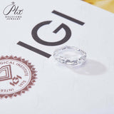 Rose Oval Shape 3.04/5.51ct VS1 Lab Grown Diamond White Gemstone IGI Certificate CVD HPHT DIY Material Jewelry Women Rings Charm