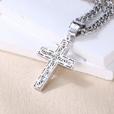 Dazzling Moissanite Hip-hop Cross Necklace - Hypoallergenic Choice for Easter Gifting to Family For Both Men and Women