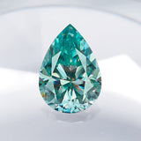 Multicolor Pear Shape Moissanite Diamond Wholesale Loose Stones Lab Grown for Gemstone Charms Engagement Jewelry GRA Certificate