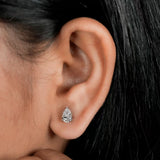 Lab Grown Diamond Earring 1CT Multi-Shape D Color 14K Gold Hypoallergenic & Fadeless Perfect for Daily Wear