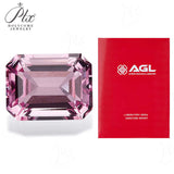 0.25-8.27ct Emerald Cut Lab-Grown Padparadscha Loose Stones - Exquisite Anniversary Gift Choice
