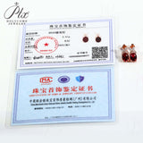 Moissanite Earrings Emerald/Ruby/Sapphire Styles 925 Silver Gift-Ready Hypoallergenic Fade-Resistant Factory-Direct Women Only