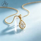 IGI Certificate Lab Grown Diamond Necklace18K Gold Pear Emerald Radiant Shape 1/2ct D Color Pendant Hypoallergenic Direct from Factory Daily & Office Wear Perfect Gift