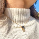 Light Luxury Design Blue Cloud Pendant Elegant Niche Collarbone Chain S925 / 10K / 14K / 18K Stylish & Sweet Necklace Women Exclusive Christmas Gift Allergy Resistant