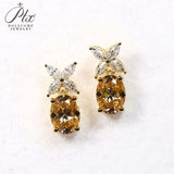 Moissanite Earrings Emerald/Ruby/Sapphire Styles 925 Silver Gift-Ready Hypoallergenic Fade-Resistant Factory-Direct Women Only