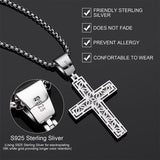 Dazzling Moissanite Hip-hop Cross Necklace - Hypoallergenic Choice for Easter Gifting to Family For Both Men and Women