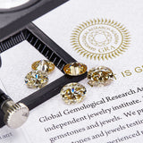 Sparkling Multicolor Moissanite Oval Cut 8Hearts 8Arrows Brilliant Facets Exquisite Loose Gemstones for Jewelry Crafting