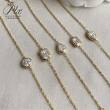 Luxury Moissanite Bracelet Assorted Cuts Round Pear Oval Heart Emerald Radiant Bright Shine Women Fashion Jewelry Premium Gift