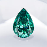 Multicolor Pear Shape Moissanite Diamond Wholesale Loose Stones Lab Grown for Gemstone Charms Engagement Jewelry GRA Certificate