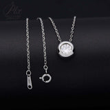 Moissanite  Pendant Luxury 1 Carat VVS1 Rose Gold K Red Color Necklace Clavicle Chain GRA Certified Lab Diamond Women Charms