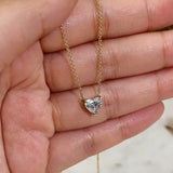 Lady's Diamond Rings Customize 5Prongs Heart Shape 10k 14k 18k Gold IGI Certificate Wedding Engagement Band Gift Hypoallergenic