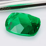 Bulk Wholesale Fat Rectangular Colombian Man-Made Cultivated Emeralds Multiple Sizes Can Be Used As DIY Jewelry Raw Materials