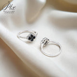 Elegant D VVS1 Color 100% S925 Sterling Silver Moissanite Diamond Ring for Women Engagement Wedding Fine Jewelry Holiday Gifts