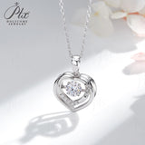 Women's Brilliant Pear Cut D White Moissanite Diamond Necklace And Earring Set GRA S925 Sterling Silver Jewelry Wedding Gift
