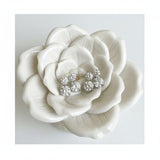 Earrings with 5.6/10CT D Color Round Moissanite 925 Silver Plated White Yellow Gold Ear Stud for Women Fashion Daily Jewely Gift