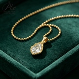 IGI Certificate Lab Grown Diamond Necklace18K Gold Pear Emerald Radiant Shape 1/2ct D Color Pendant Hypoallergenic Direct from Factory Daily & Office Wear Perfect Gift