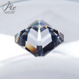 Luxury Multicolor Moissanite Gemstones  Asscher Cut Loose Diamonds  Perfect for Rings Earrings & Pendant Making