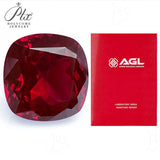 0.85-22.5CT Multi-Size Cushion-Cut Lab-Grown Ruby Can Be Used As DIY Jewelry Raw Material Wholesale
