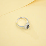 Gemstones Ring Oval Cut Lab Grown Ruby Sapphire Columbia Padparadscha 925 Silver Anniversary Gifts Charms Jewelry for Woman