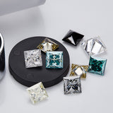 Moissanite Stone Moissanite Stone 0.35ct-5ct Colorful VVS1 Princess Shape Excellent Beads For Women's Jewelery Diamond Ring