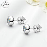 1CT Round Moissanite Diamond Stud Earrings for Women S925 Sterling Silver Earring Wedding Party Fine Jewelry