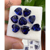 0.34-7.85ct Anti-Allergy Multi-Size Loose Heart Lab-Grown Sapphires Essential Materials For DIY Jewelry Crafting