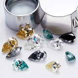 Multicolor Pear Shape Moissanite Diamond Wholesale Loose Stones Lab Grown for Gemstone Charms Engagement Jewelry GRA Certificate