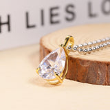 8-16 CT Custom Necklace Pear Cut Moissanite White 925 Sterling Silver Jewelry High-Quality Premium Christmas Gift Hypoallergenic