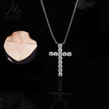 Moissanite Necklace Multiple Styles Available 925 Silver Material High-Quality Sparkling Jewelry Suitable for Banquet Occasions