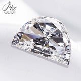 CVD HPHT Half Moon Loose Gemstone 1.02ct E Color VVS2 Lab Grown Diamond IGI Certificate Jewelry Making Materials Rings Nacklaces