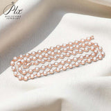 Round Moissanite Necklace for Women 925 Sterling Silver Jewelry Women's Moissanite Tennis Chain Gift