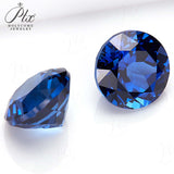 Multi-size Loose Round Lab-Grown Sapphires DIY Jewelry Making Supplies Anti-Allergy