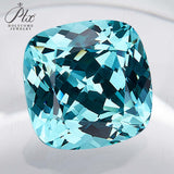 0.78-9.7CT Cushion Cut Lab-Grown Paraiba Loose Stones - Practical DIY Jewelry Creation Material