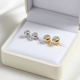 1CT Round Moissanite Diamond Stud Earrings for Women S925 Sterling Silver Earring Wedding Party Fine Jewelry