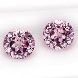 Gorgeous Small-Sized Round Lab-Grown Padparadscha Loose Stones - Perfect DIY Jewelry Supplies