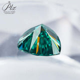 Lab Grown Loose Moissanite Diamond Wholesale Multicolor Trillion Shape VVS1 Clarity for Gemstone Making GRA Certificate Beads