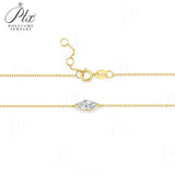 IGI‑Certified Lab‑Grown Marquise Cut Diamond 14K Solid Gold 0.3ct Charm Bracelet Exquisite Women's Jewelry Versatile for Daily & Office Wear Ideal for Gifting Holiday Gifts Factory Direct Wholesale