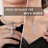 Dazzling Moissanite Hip-hop Cross Necklace - Hypoallergenic Choice for Easter Gifting to Family For Both Men and Women