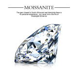 0.1ct-13ct Moissanite Stone Round Shape D Color 8Hearts&8Arrows Cut VVS1 Clarity DIY Jewelry Main Materials with GRA Certificate