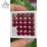 Loose Round Synthetic Ruby 0.12-3.85CT Wholesale Suitable For DIY Various Jewelry Can Be Used As A Gift