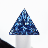 100% Real Moissanite Stone Triangle Cut Multicolor VVS1 Loose Beads With Certificate For Women Jewelry Making Charms Wholesale