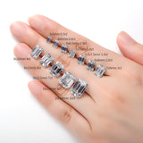 Moissanite Stone Princess Heart Marquise Emerald Radiant Round Pear Oval Cushion Asscher Cut GRA Certificate 0.3ct-5ct