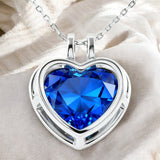 Heart Shaped Bezel Set Necklace 925 Sterling Silver 10K/14K/18K Gold Exquisite Lab Grown Gemstone As An Anniversary Gift