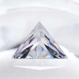 100% Real Moissanite Stone Triangle Cut Multicolor VVS1 Loose Beads With Certificate For Women Jewelry Making Charms Wholesale