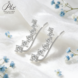 Exquisite Lab Grown Diamond Earrings New Arrival Design 10K/14K/18K Solid White Gold DEF VVS Minimalist Stud Earrings for Women Hypoallergenic for Daily Wear Factory Direct Supply
