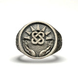 925 Sterling Silver Retro Ring Unisex Suitable For Daily Wear Anti-Allergic